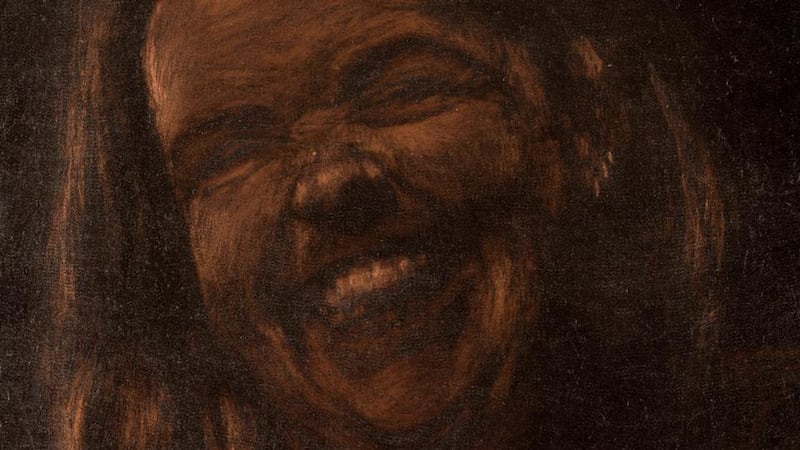 Detail from a self-portrait by Pamela Dunne