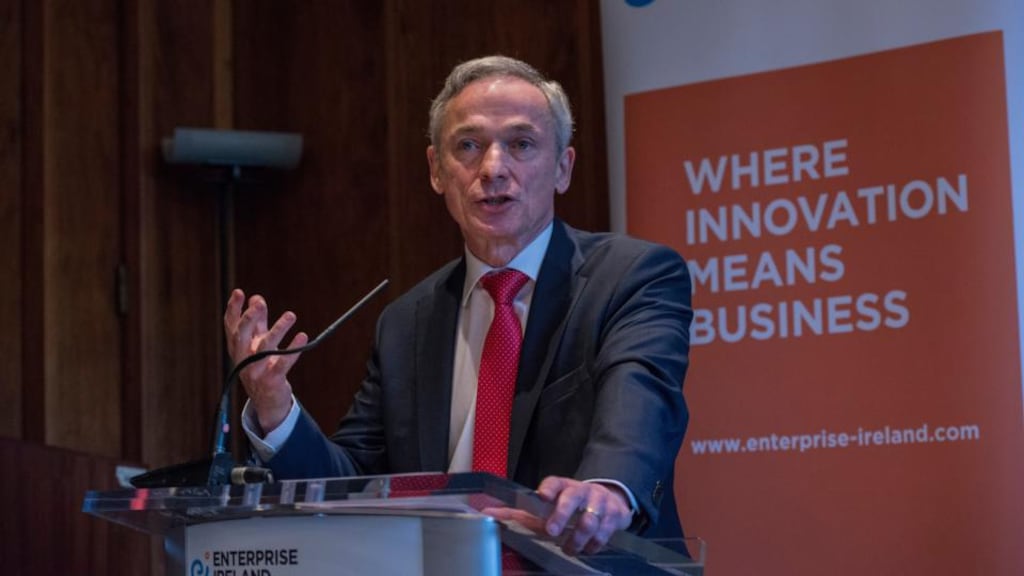 Minister for Jobs Richard Bruton  said at the heart of our jobs plan is developing a powerful engine of Irish enterprise. Photograph: Brenda Fitzsimons / Irish Times