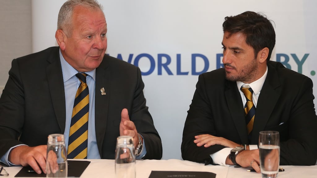 Agustin Pichot will run against Bill Beaumont for the role of World Rugby chairman. Photograph: Andrew Redington/Getty