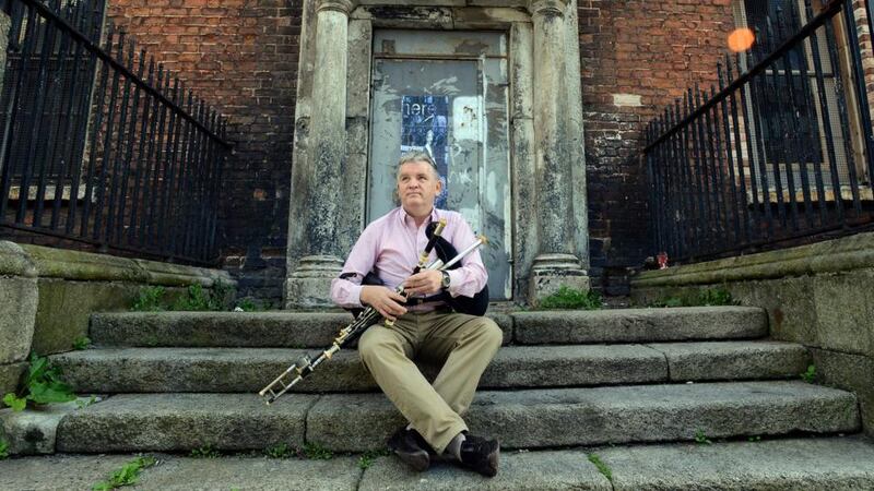 Gay McKeon, the chief executive of Na Píobairí Uilleann, near the organisation’s headquarters on Dublin’s Henrietta Street. Photograph: Dave Meehan