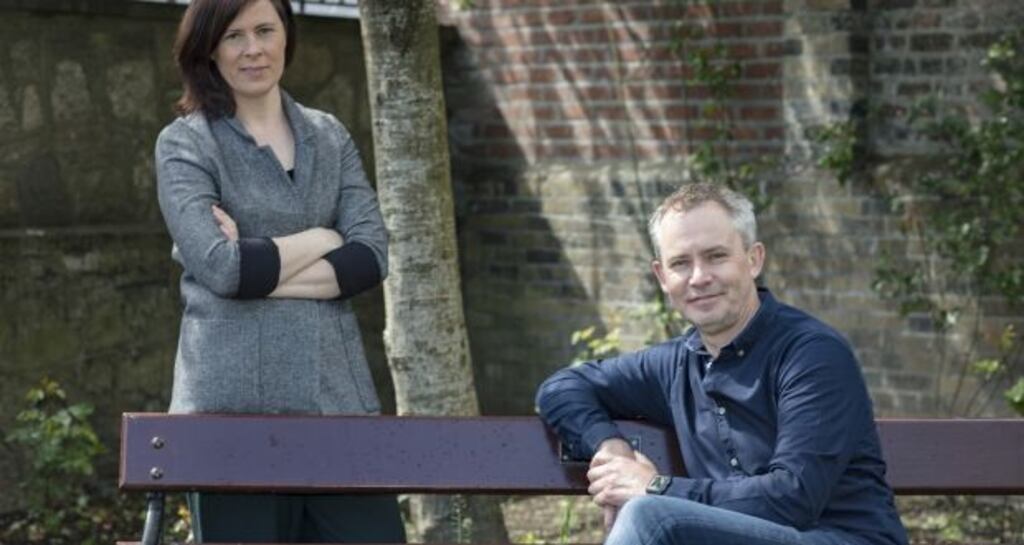 Soapbox Labs founder and chair, Patricia Scanlon, with ceo Martyn Farrows.