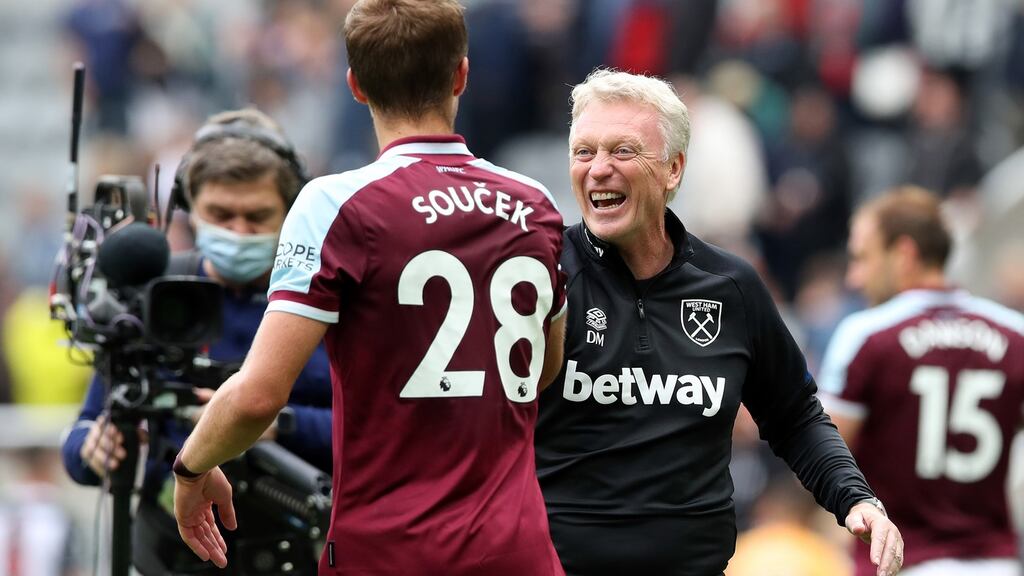 The second appointment of David Moyes has proved to be a shrewd one by the West Ham board. Photograph: Ian MacNicol/Getty