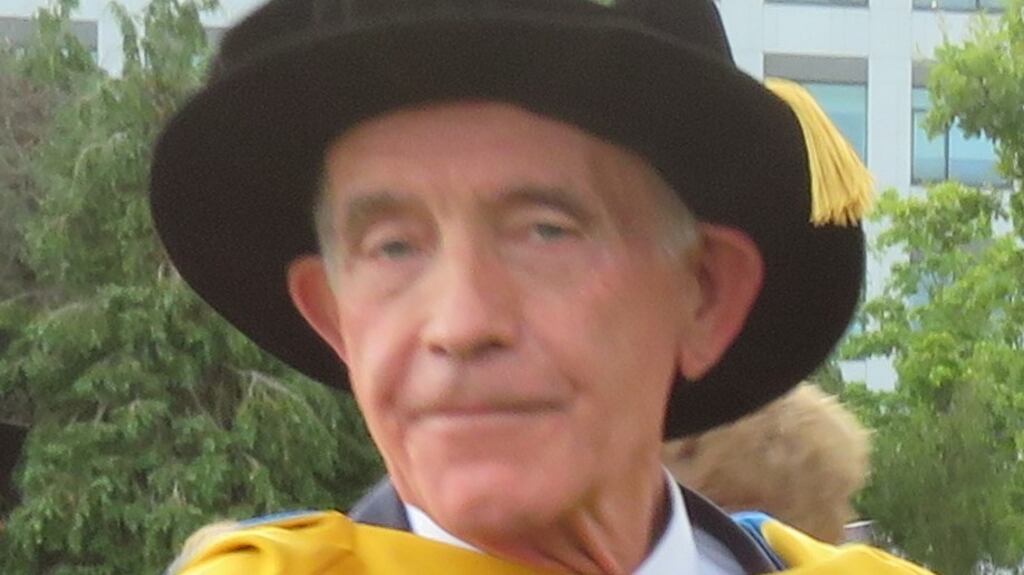 Br Tony Dolan, minister general of the Franciscan Brothers, who has been awarded an honorary doctorate by UCD.