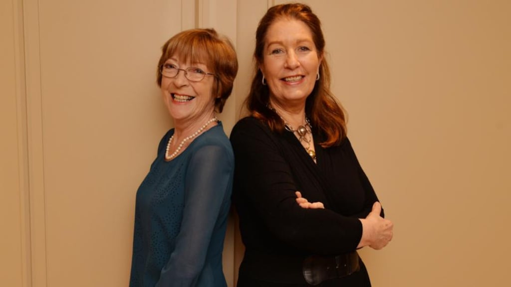 Biddy White Lennon and Georgina Campbell. Photograph: Alan Betson