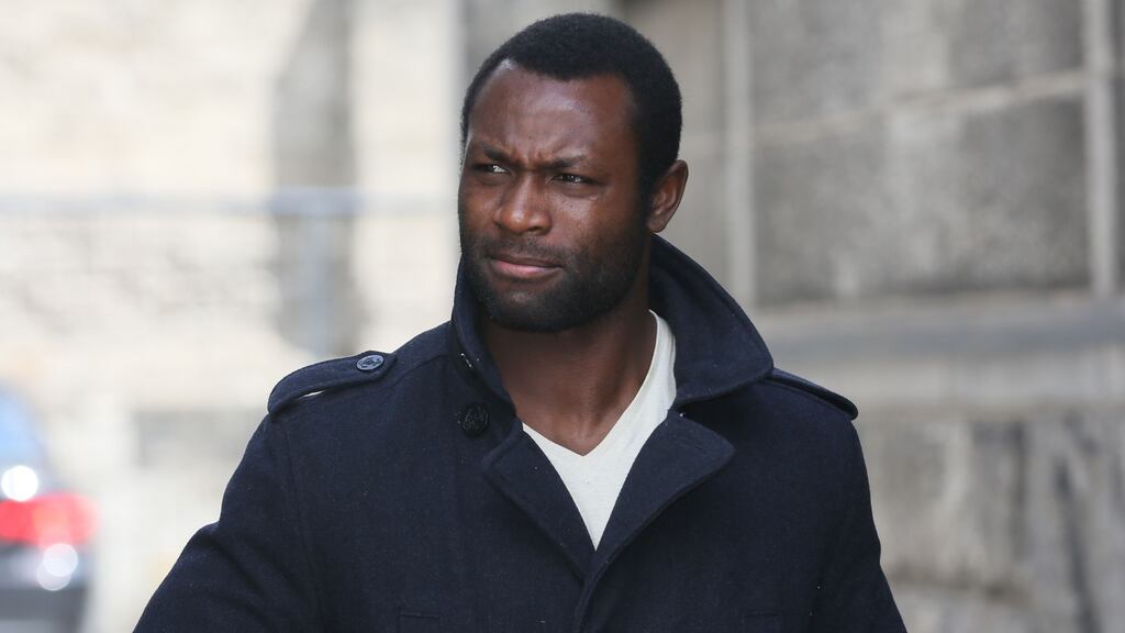 Former TV fitness instructor Francis Usanga has pleaded not guilty to assaulting his ex-girlfriend and will go on trial in November. Photograph: Collins Courts.