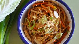 A sizzling chicken noodle treat you can make in no time