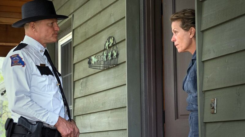 Woody Harrelson and Frances McDormand in “Three Billboards Outside Ebbing, Missouri”