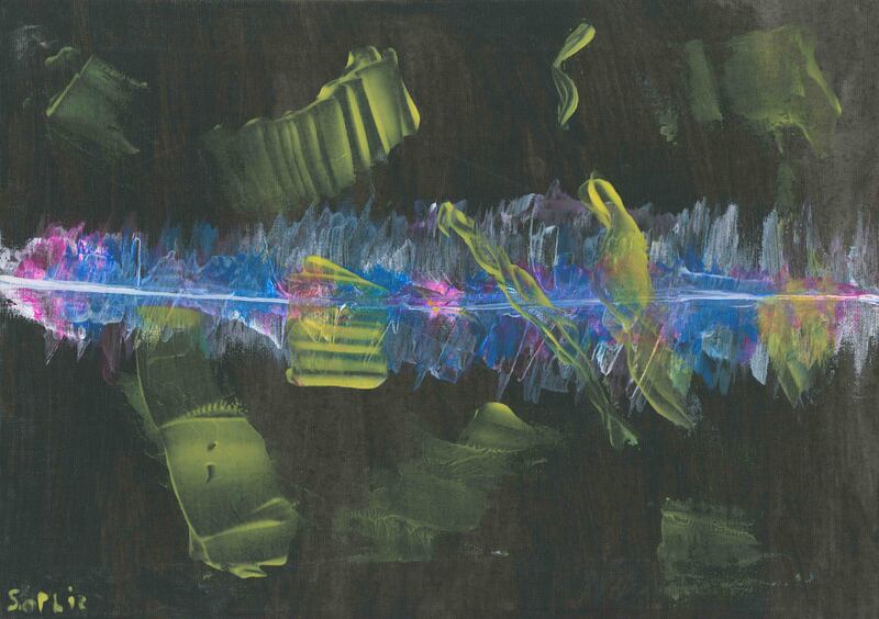 Third prize in category E: The Electric Bolt by Sophie Wardell (8), of Oakmount Creche, UCD.