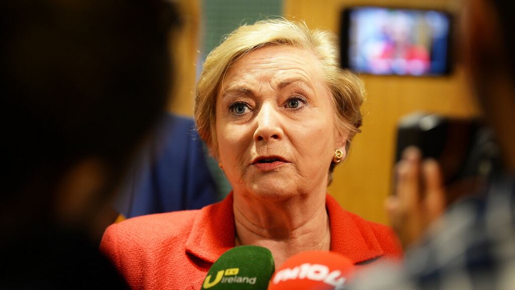 Tánaiste Frances Fitzgerald: will not indicate what Garda stations should be reopened or how long it will take. Photograph: Cyril Byrne