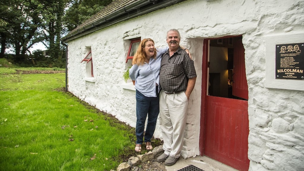 Pat and Bob Cohan at their cottage dating from around 1798 in Kilcolman, Claremorris, Co Mayo. Photograph: Keith Heneghan/Phocus
