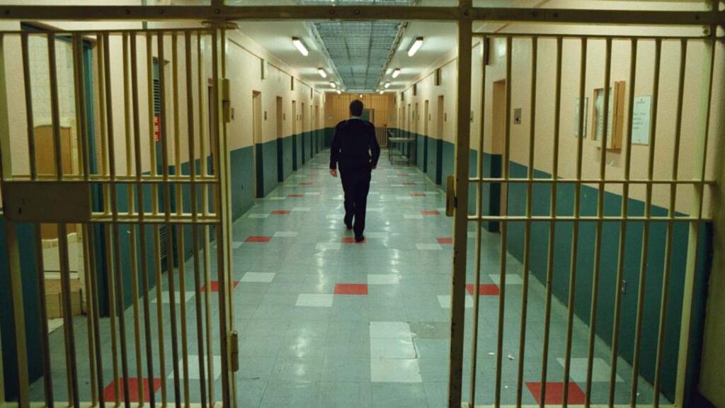 B Wing in Cork Prison. Describing the prison as “unfit for purpose” and “deemed so by a number of reports”, its visiting committee also criticised the treatment of mentally ill prisoners. Photograph: Alan Betson