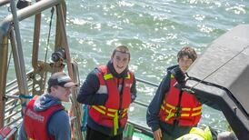 Teenagers return to a very changed Ireland after a month at sea