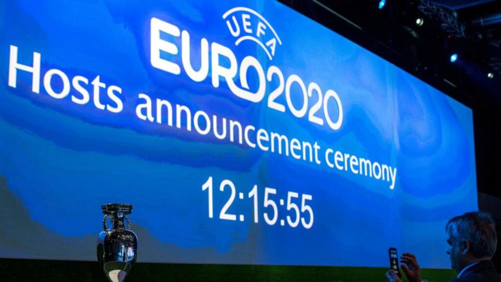 Dublin has been chosen as one of the host European cities for Euro 2020. Photograph: John Walton/PA Wire.