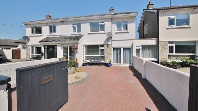 6 Roselawn Drive, Boghall Road, Bray, Co Wicklow: four-bedroom semi
