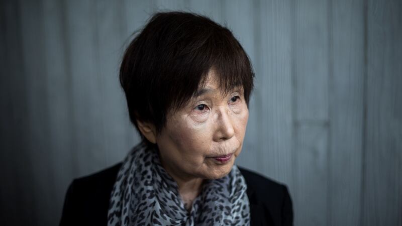Keiko Ogura, 78, a survivor of the atomic bombing of Hiroshima in 1945. Photograph: Johannes Eisele/AFP via Getty