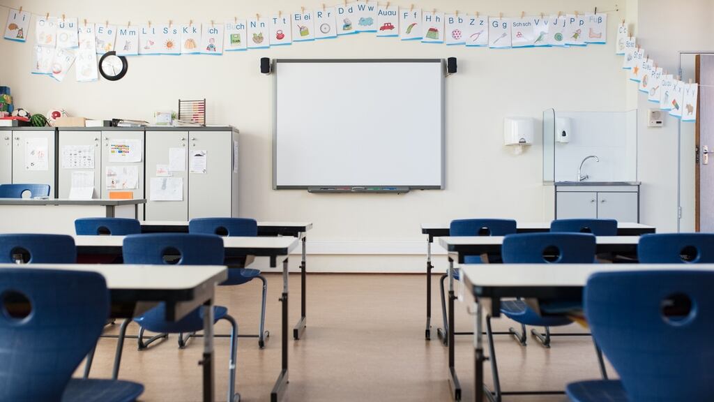 Unions and Government sources say they are aiming for a phased reopening of all primary and secondary schools between now and the end of March. Photograph: iStock