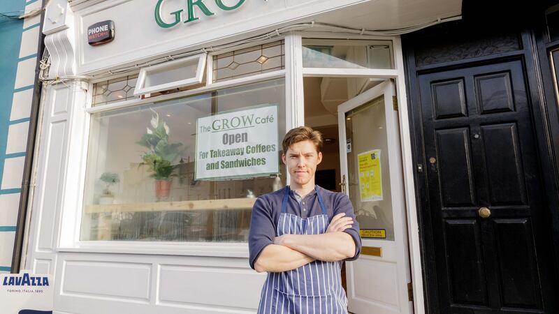 Matthew Loftus owner of Grow cafe. Photograph: James Connolly
