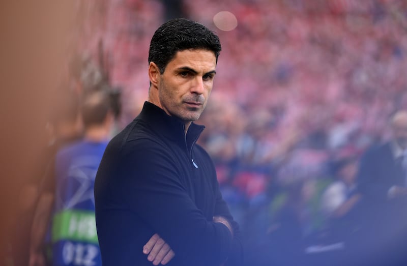 Mikel Arteta has a new team-bonding regime for match days. Photograph: Getty Images
