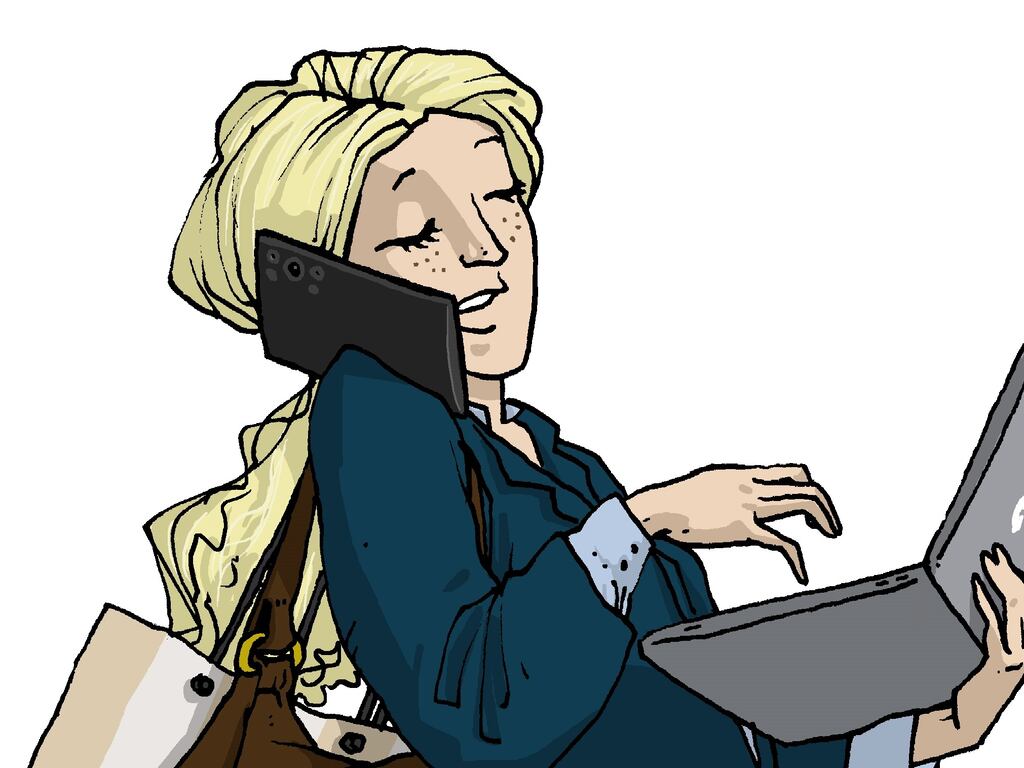 Sorcha O'Carroll-Kelly. 'I felt like a hypocrite heating that big house in Killiney just for the six of us.' Illustration: Alan Clarke