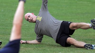 Fit to run: “I am delighted when my phone tracker tells me I’ve covered just over 5km,” writes Conor Pope. “And not a bother to me – I’ll have the 10km goal reached in a week.” Photograph: Cyril Byrne