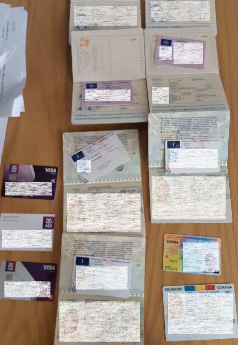 Three searches were carried out in the capital and false passports were uncovered.