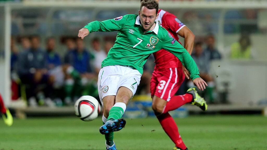 Aiden McGeady: “He can take players on and he can deliver good ball and can beat players with ease . . . not everybody is blessed with that,” says Martin O’Neill. Photo: Donall Farmer/Inpho