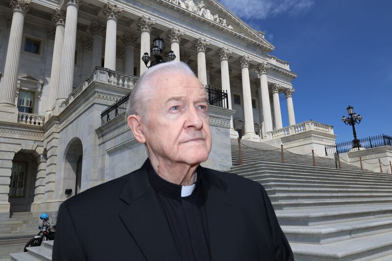 Father Sean McManus. Photo: Marty Katz/washingtonphotographer.com