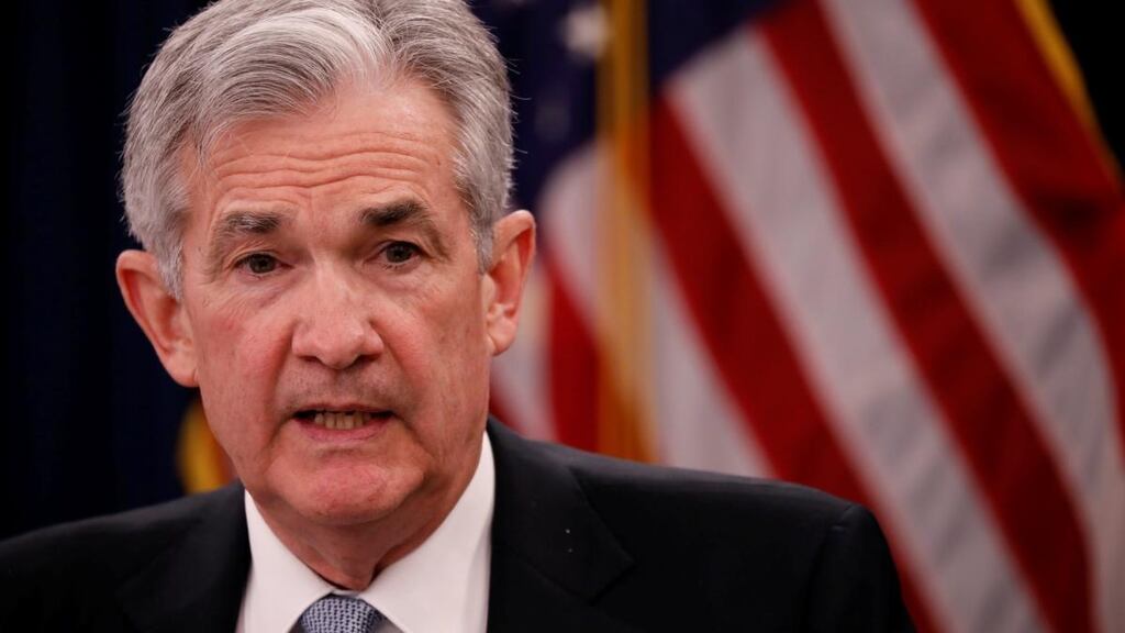 Federal Reserve chairman Jerome Powell has long sought to delink the start of stimulus programme tapering from the onset of higher policy rates. Photograph: Aaron P Bernstein/Reuters