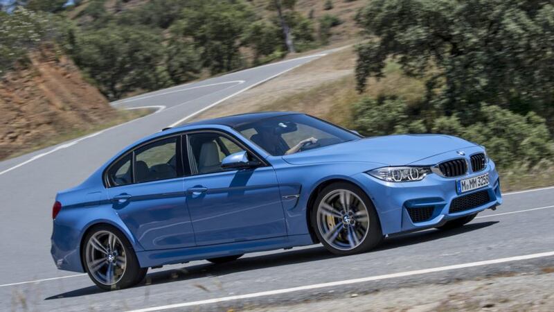 The M3 is at its happiest cruising along at about 150-160kmh