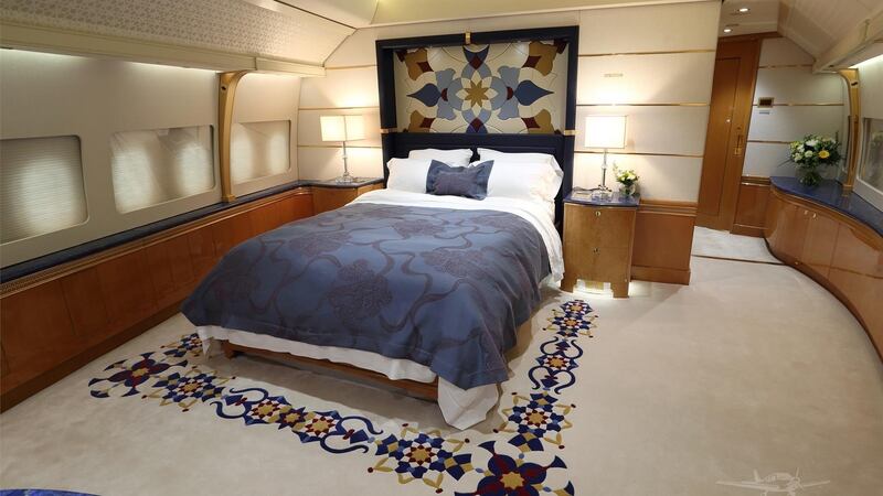 Who needs a neck pillow when you have a king sized bed? Photograph: Controller.com