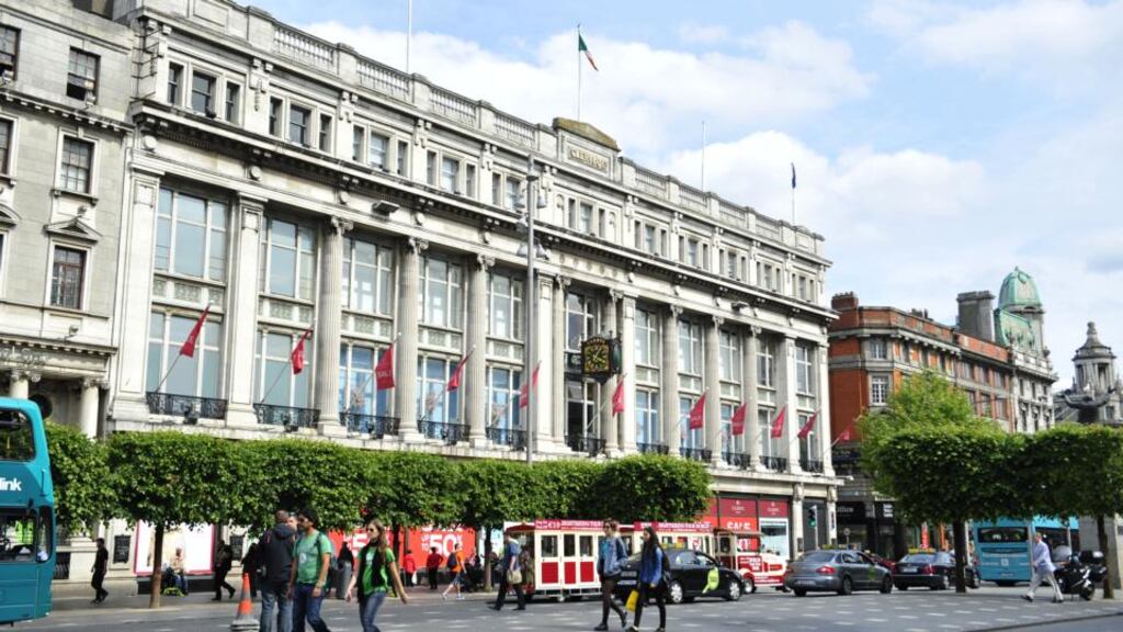 Clerys department store, O’Connell Street, Dublin. Photograph: Aidan Crawley