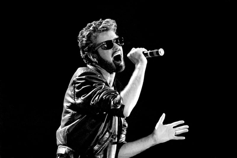 George Michael performing with Wham at the Live Aid concert at Wembley Stadium in London in 1985Photograph: PA/PA Wire