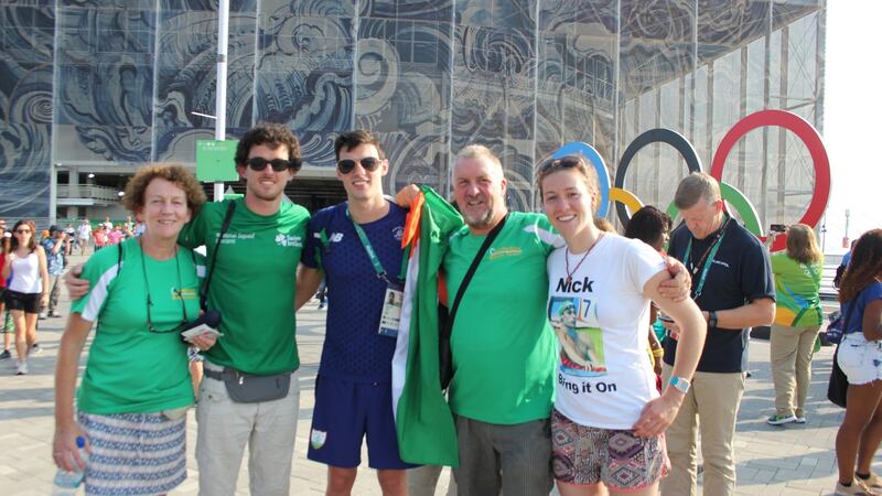 The family at the Rio Olympics.