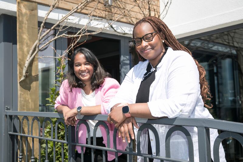 Sanna Henry and Dorine Onejeme enjoying MSD’s annual picnic in Carlow, an event to help break the ice and onboard new talent