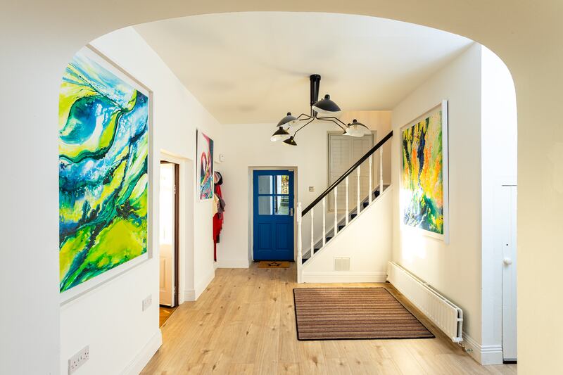 Hallway at garden level