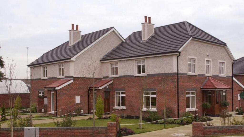 Data from the CSO show that house prices fell 1.1 per cent in the year to May. Graphic: The Irish Times