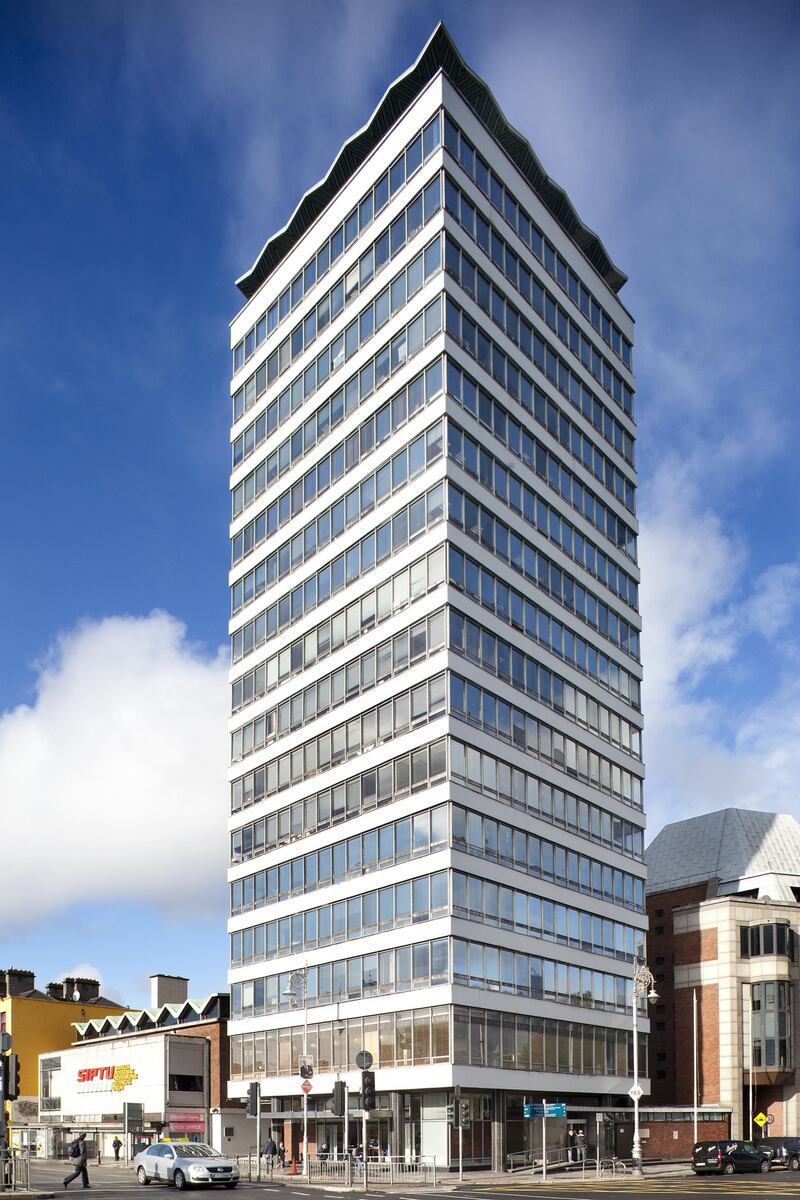 Liberty Hall, Eden Quay. Architect: Desmond Rea O’Kelly, completed 1964. File photograph: Paul Tierney Photography, courtesy Dublin City Council