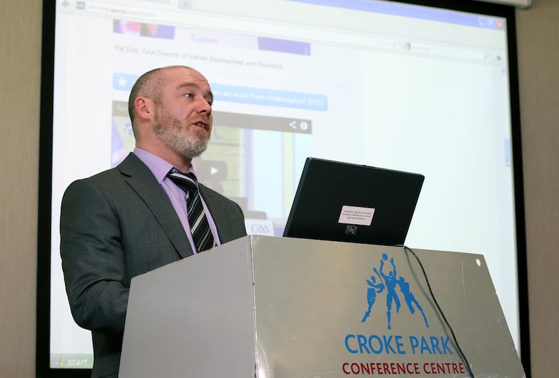 Jimmy D'Arcy, the GAA's technical development and support manager. Photograph: Ryan Byrne/Inpho
