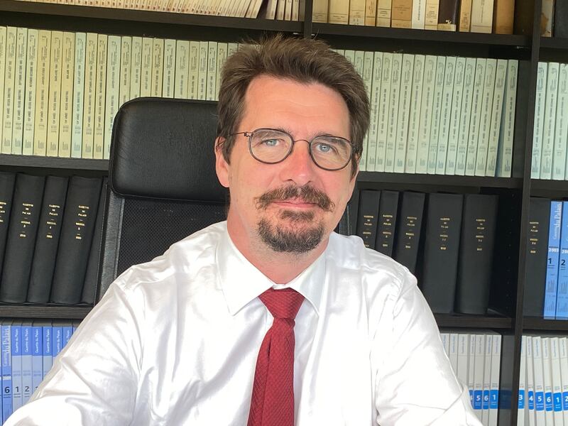 Nicolas Ligneul believes the number of war crimes far surpasses 93,000, the figure cited by Ukraine’s prosecutor general Andriy Kostin in July. Photograph: Lara Marlowe