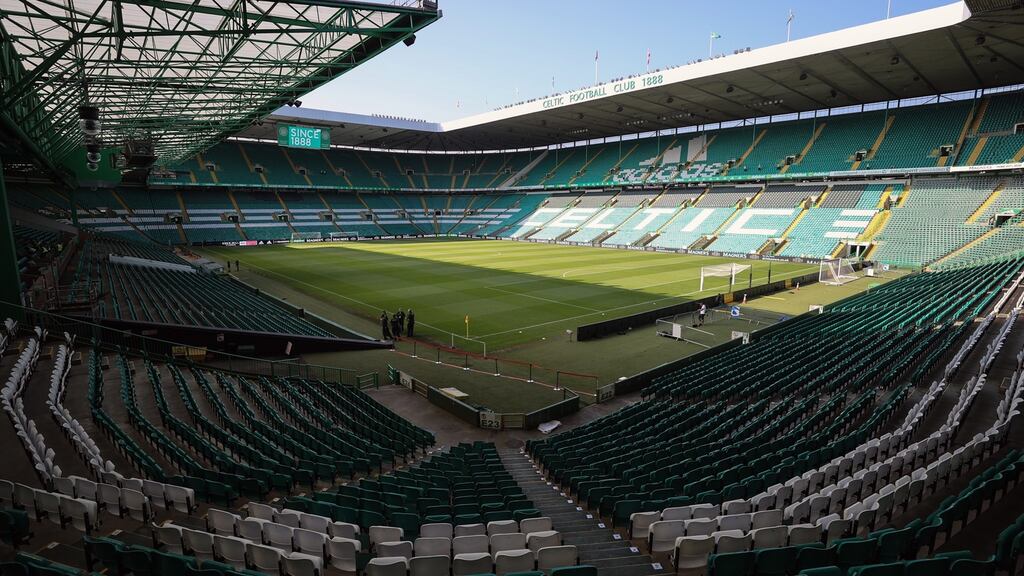 Celtic can welcome 18,500 fans back to Parkhead for their friendly with West Ham. Photograph: Steve Welsh/Getty