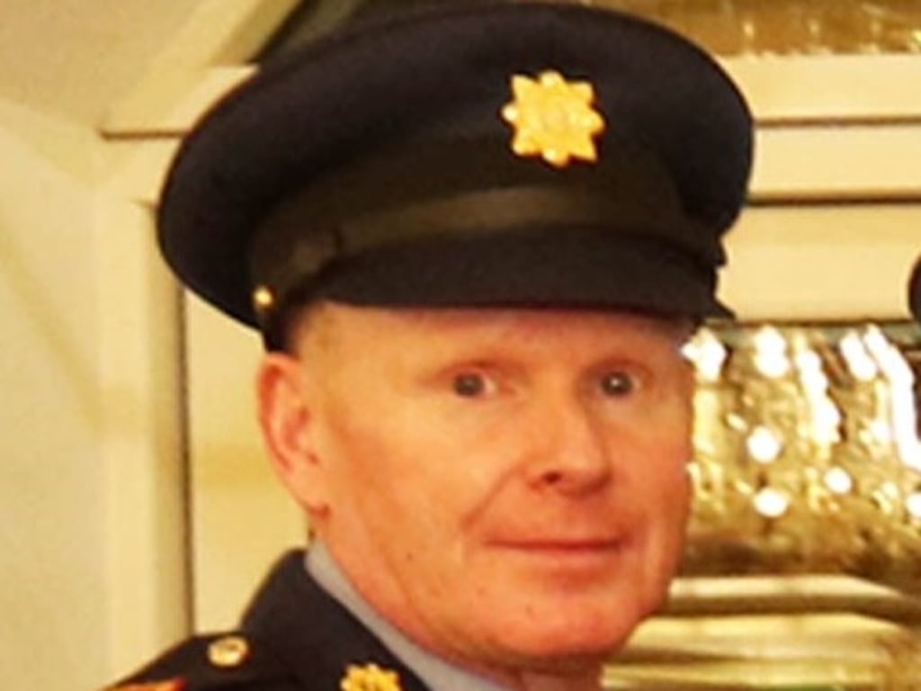 of Garda Inspector Niall Flood, based at Henry Street Garda Station, Limerick City, who was seriously injured in a hit and run collision last night. Photograph by Brendan Gleeson.