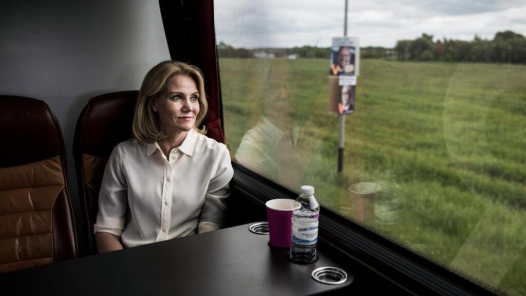 Danish prime minister Helle Thorning Schmidt on the campaign trail. EPA/ASGER LADEFOGED