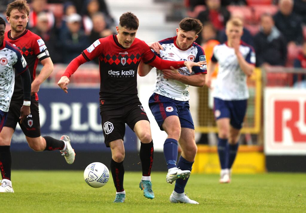 Derry must slam shut Dawson Devoy’s supply-chain to Bohemians' in-form Promise Omochere. Photograph: Tom Maher/Inpho