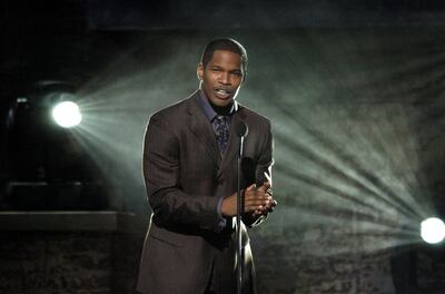 Jamie Foxx during Genius: A Night For Ray Charles. Photograph: Cohen/WireImage