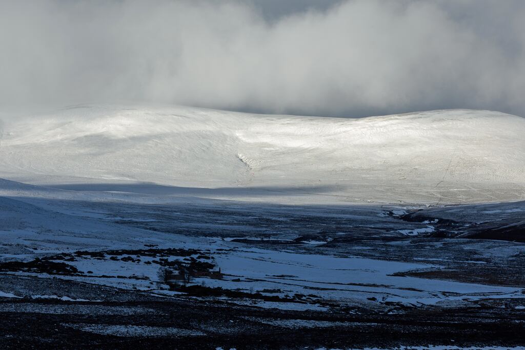 As sleet and snow showers emerge across parts of the north, northwest and southwest, temperatures are expected to drop to -1 to -5 degrees. Photograph: PA Wire