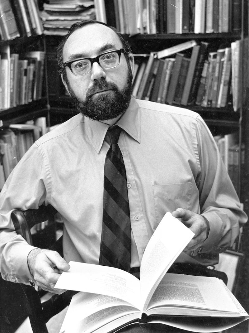 Thomas Kinsella in December 1971. Photograph: Jack McManus