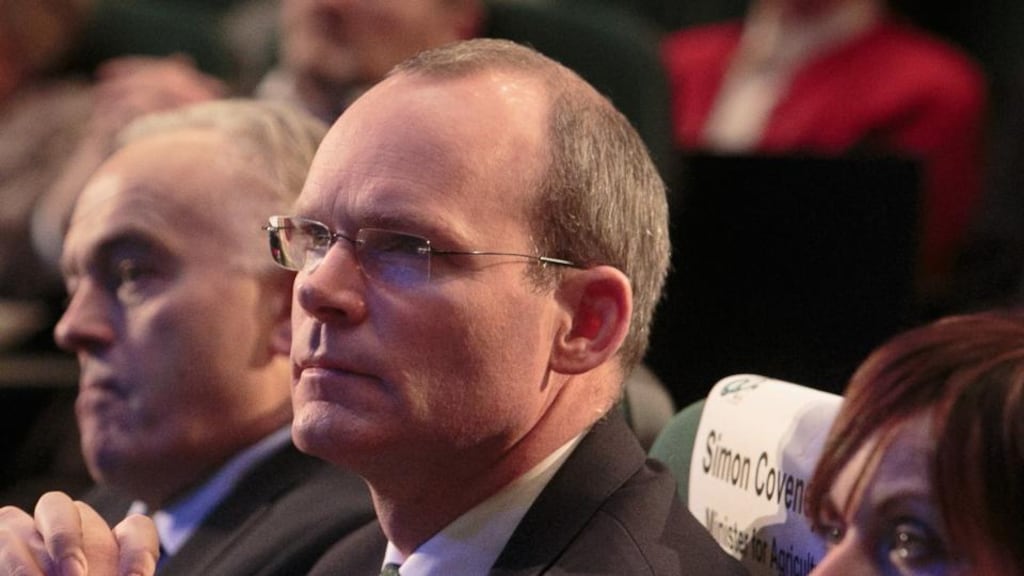 Simon Coveney: said work had begun on a manifesto last summer and would only have to be updated if an election was called in the morning, although it is not due until spring 2016. Photograph: Collins