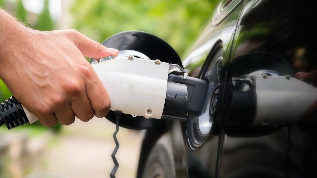 Charging: The Government has set an ambitious national target for numbers of EVs on Irish roads. Photograph: iStock