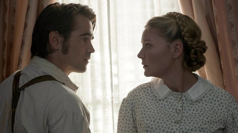 Colin Farrell and Kirsten Dunst in The Beguiled