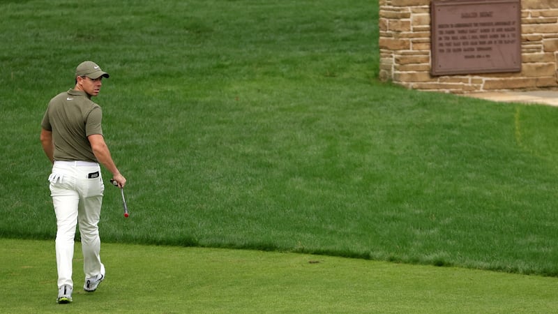 Rory McIlroy signed for an opening round of 75 on Friday. Photograph: Jamie Squire/Getty